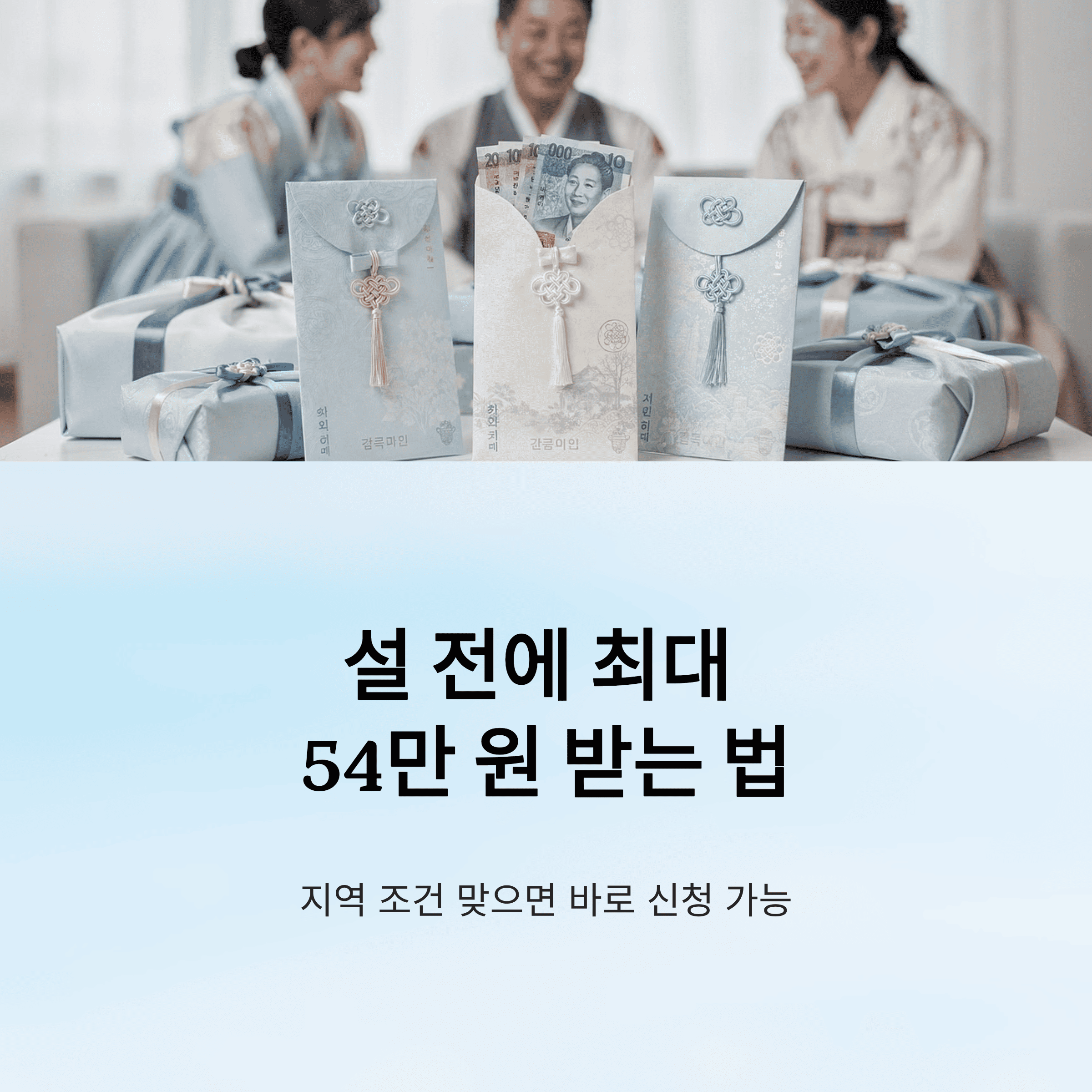 설 전에 신청 안 하면 사라지는 지역 지원금 정리