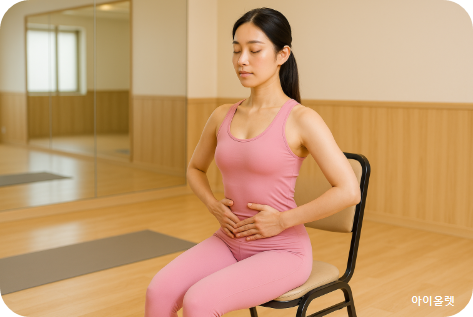 복부 수축 호흡 – 코어를 깨우는 첫걸음