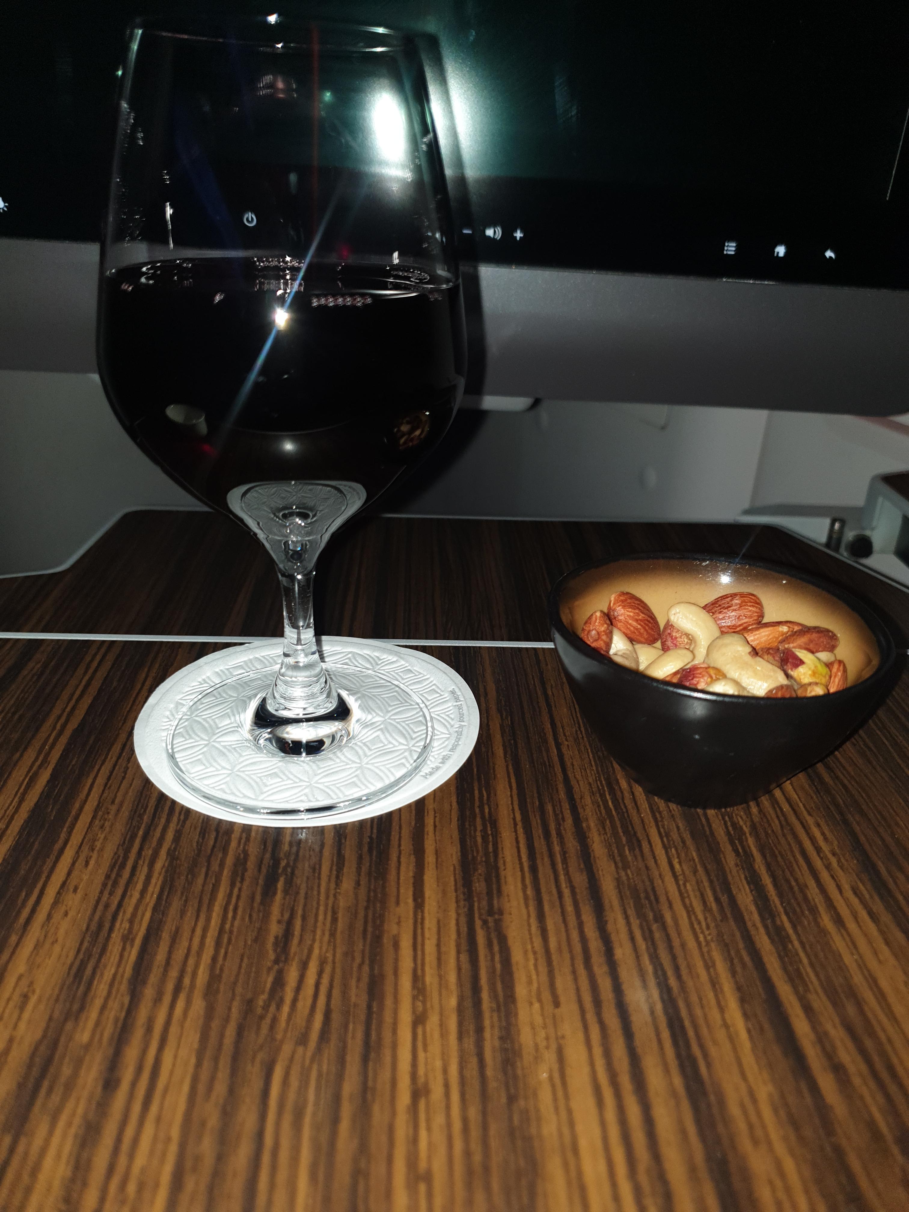 카이로항공 비지니스 와인서비스