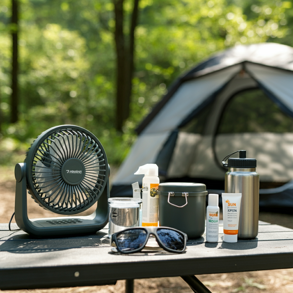 여름철 캠핑을 위한 필수 아이템