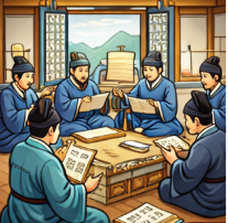 조선왕조 만화그림