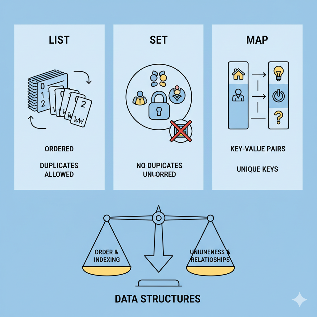 Java List, Set, Map