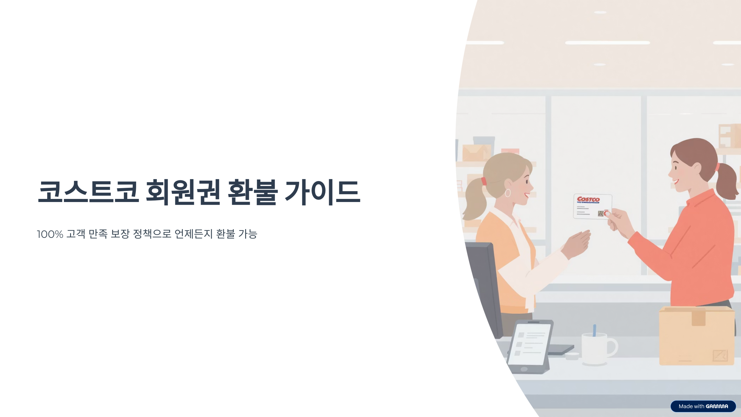 코스트코 회원권 환불