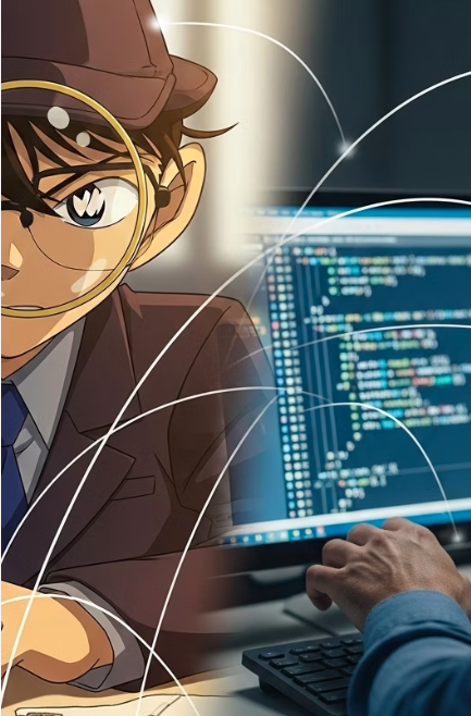 코난의 추리 vs 개발자의 디버깅 섹션 이미지