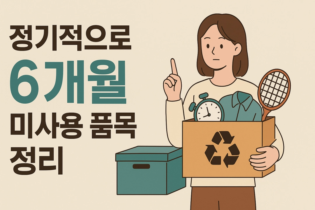 정리의 마법 : 6개월 규칙으로 집안이 달라지는 비결