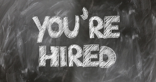 YOU'RE HIRED