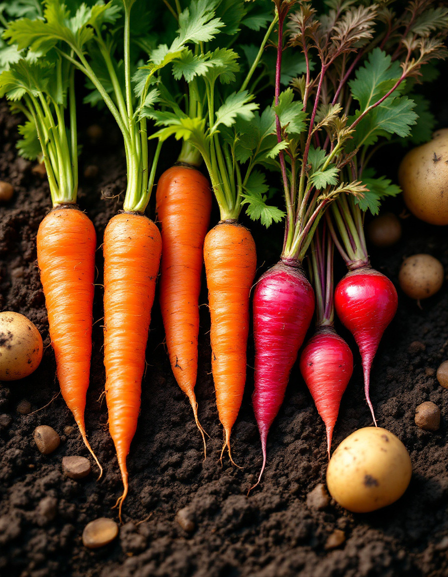 텃밭 채소 심기 상추, 시금치, 당근, 무, 감자, 쪽파, 부추 등