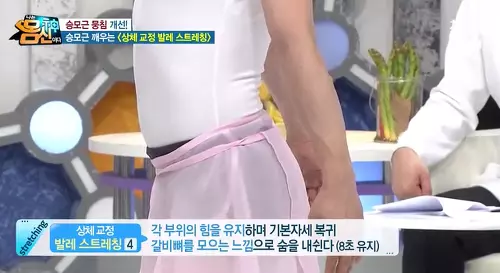 상체 교정 발레 스트레칭