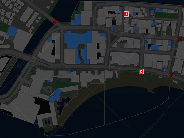 파이널 하와이 던전 위치 1 이미지