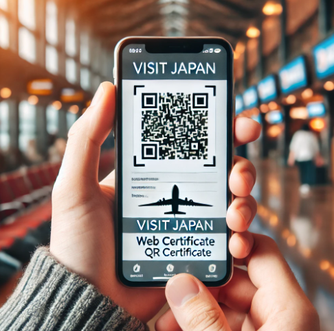 비짓재팬 웹 등록 방법 QR코드 발급 관련 사진
