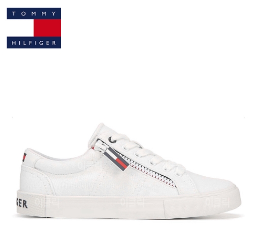 타미힐피거 파스칼 지퍼 캔버스 스니커즈 여성 신발