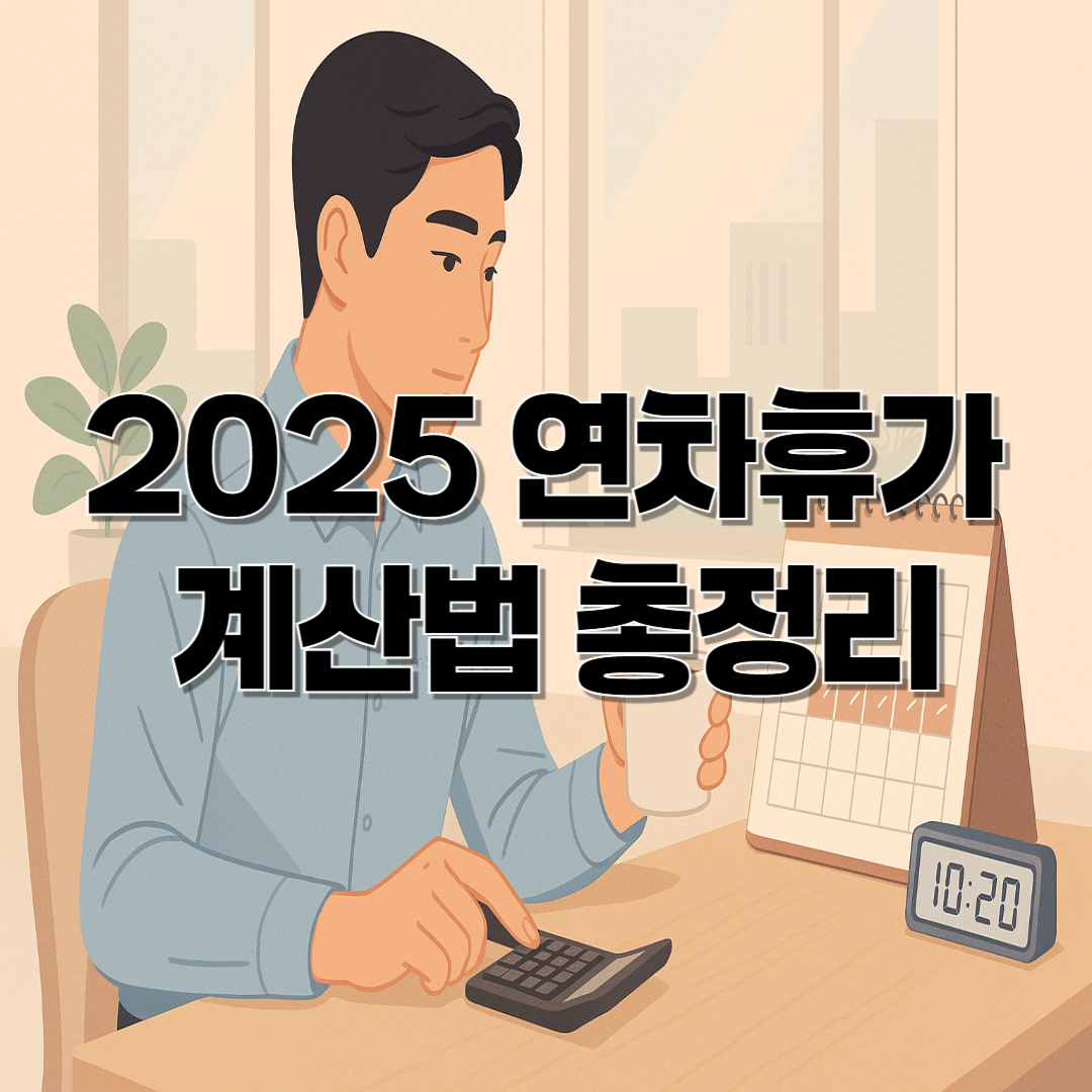 2025 연차휴가 계산법 총정리