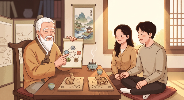 궁합보는 커플