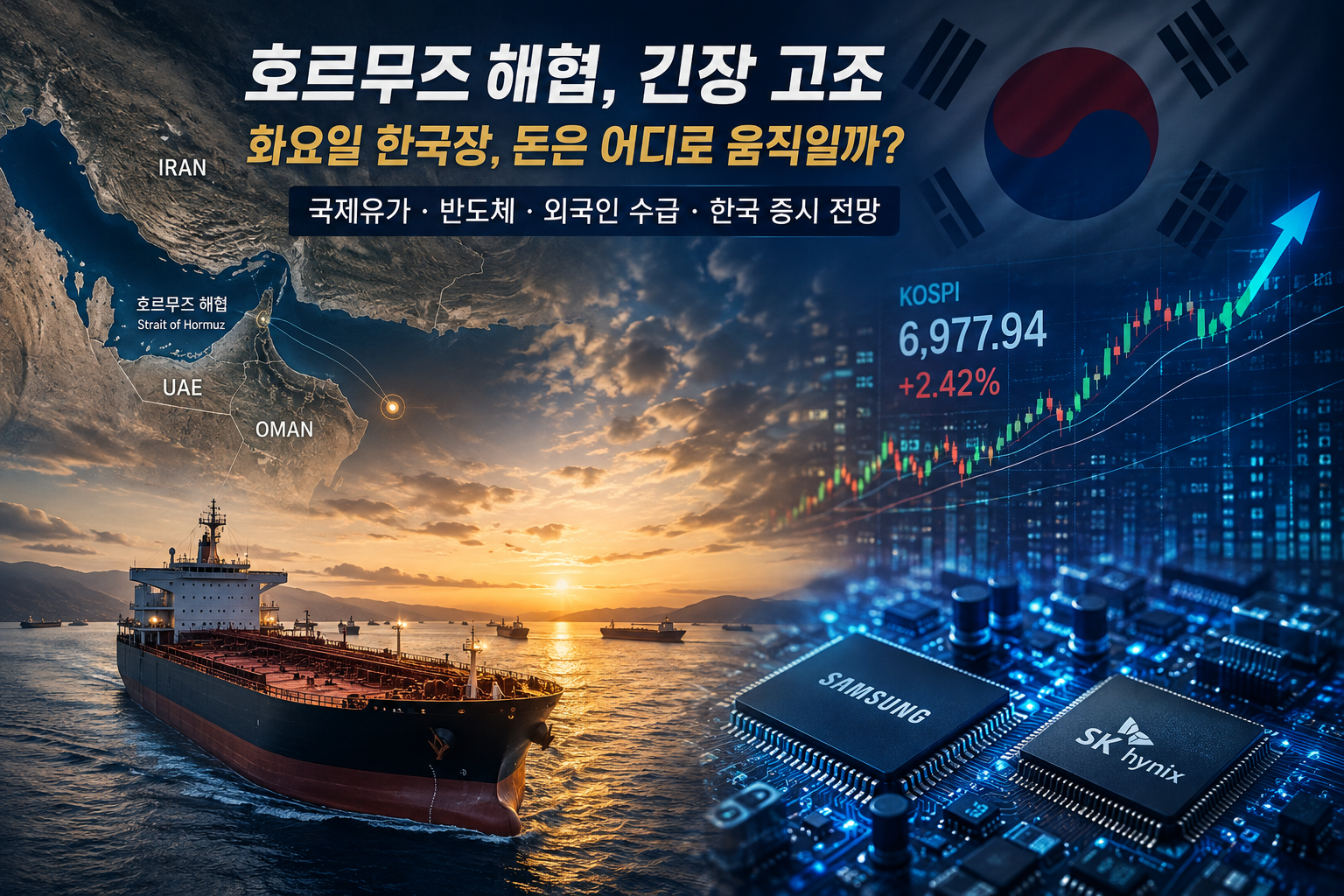 호르무즈 해협과 국제유가, 한국 반도체 증시 전망
