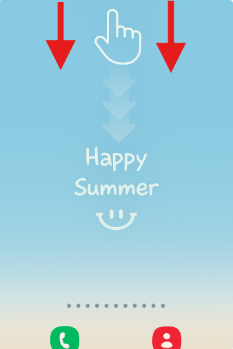 방법 1: 상단 알림창 내리기