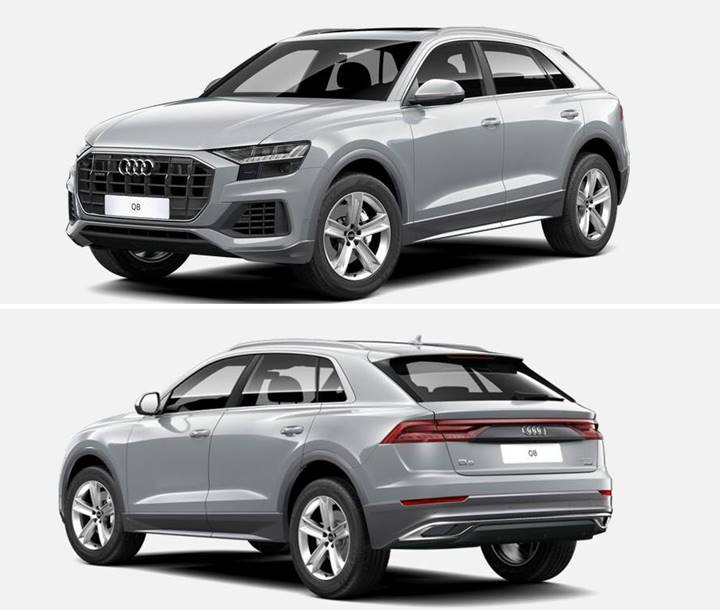 아우디-Q8-전면부와-후면부-사진