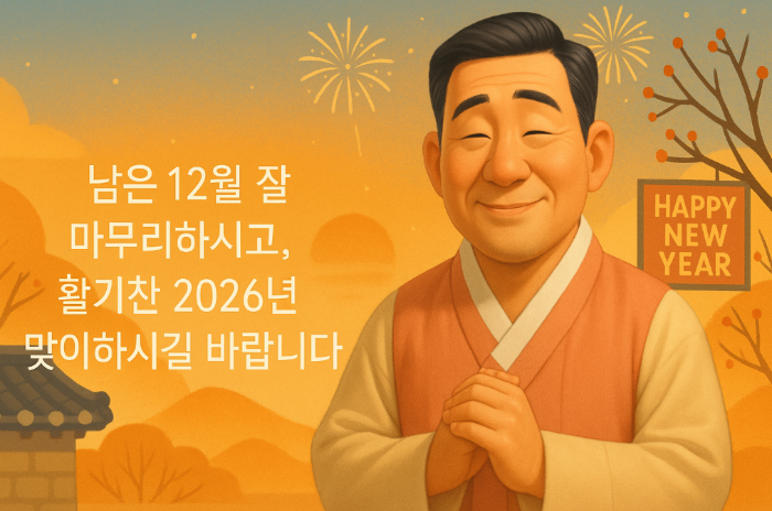 직장동료 12월 마무리 인사