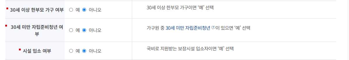 국민기초생활보장 급여 모의계산