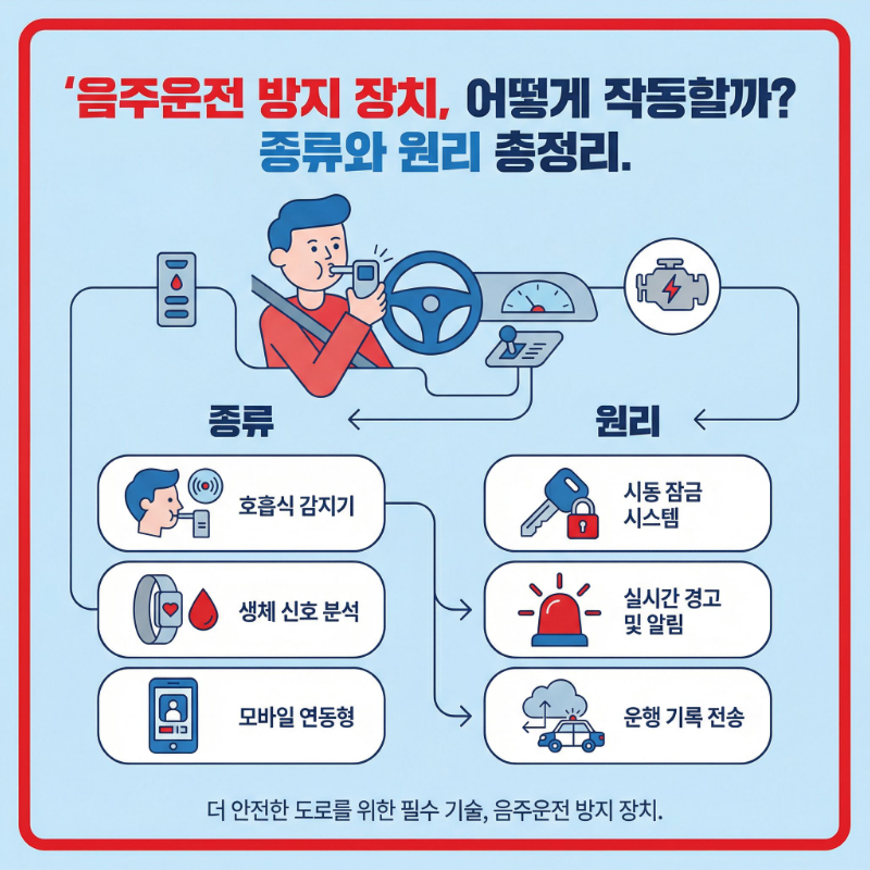 음주운전 방지 장치의 종류와 작동 원리, 음주 측정기, 음주운전 사고 통계, 음주운전 처벌, 음주운전 예방 교육, 생활법률정보