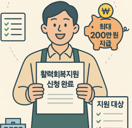 소상공인 활력회복지원금 - 최대 200만원 지원