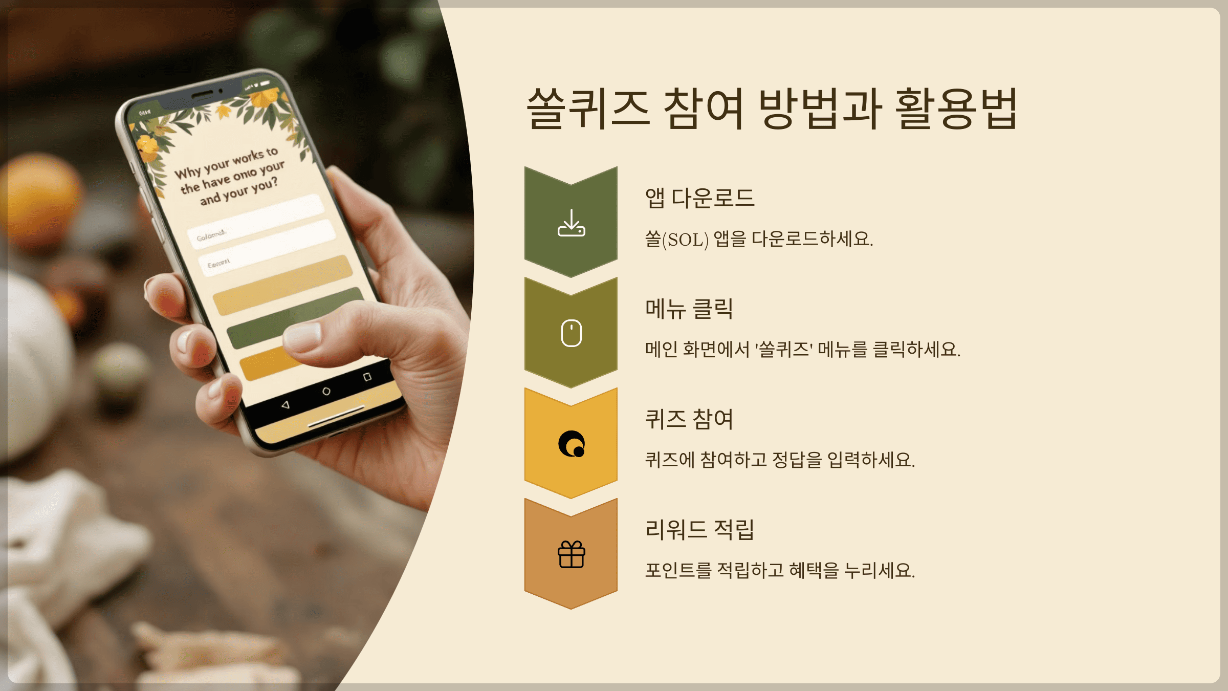 쏠퀴즈 참여 방법과 활용법