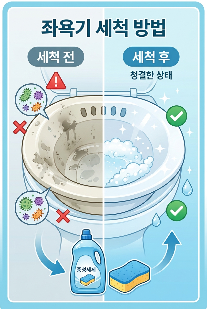 좌욕기 세척 관리법