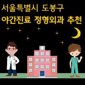 서울 도봉구 정형외과 야간진료