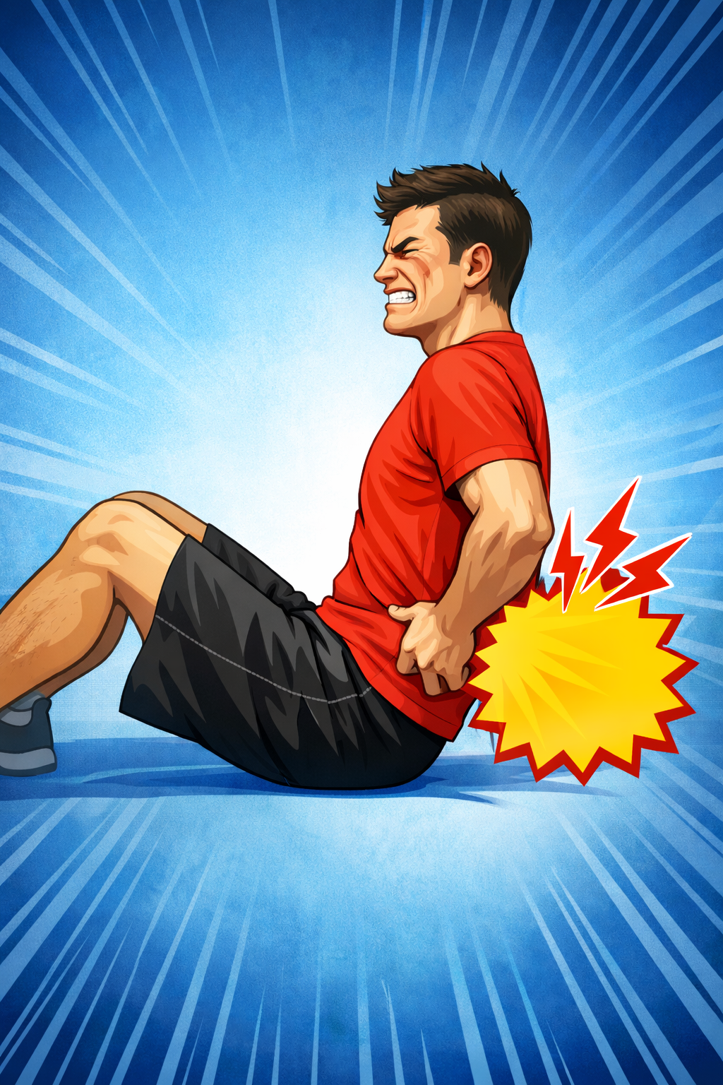 윗몸일으키기 허리 통증 잘못된 복근 운동 자세 흉추 가동성 부족