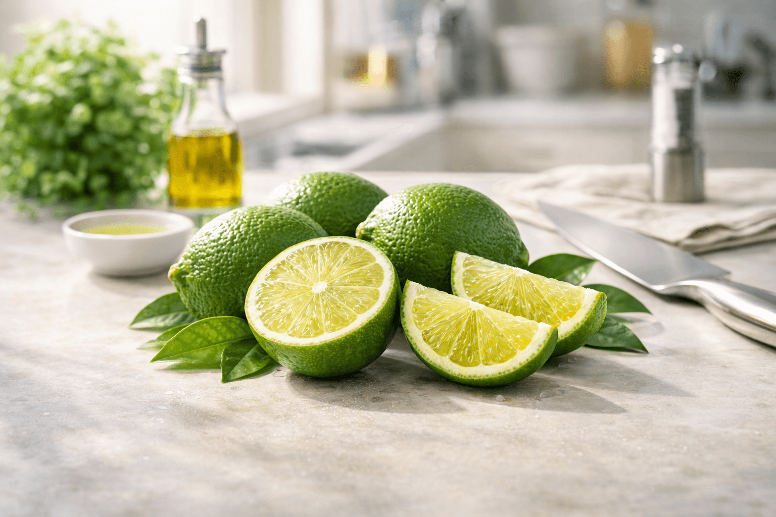 요리에 라임 넣는 타이밍과 기술 (열처리, 생즙, 껍질)