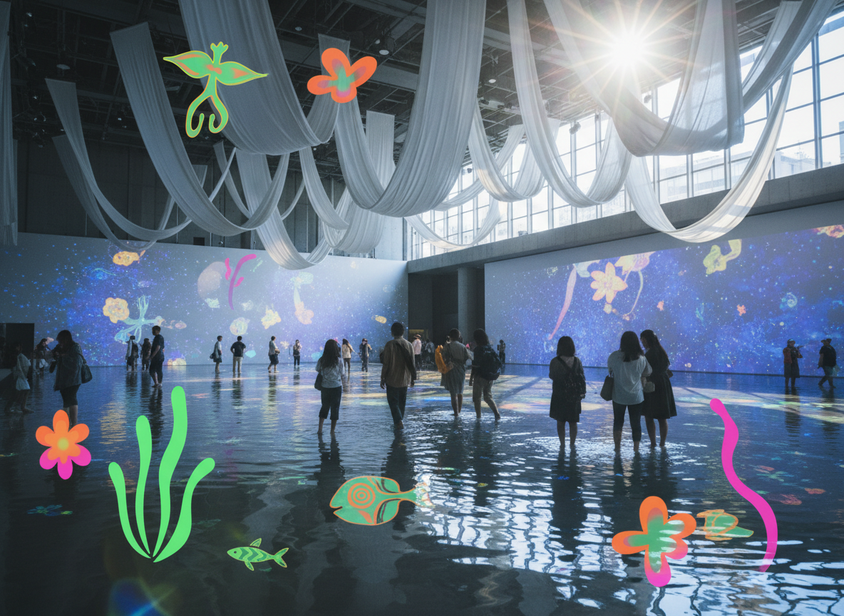 2026 도쿄 토요스 팀랩 플래닛 전시 티켓 예약 가는법