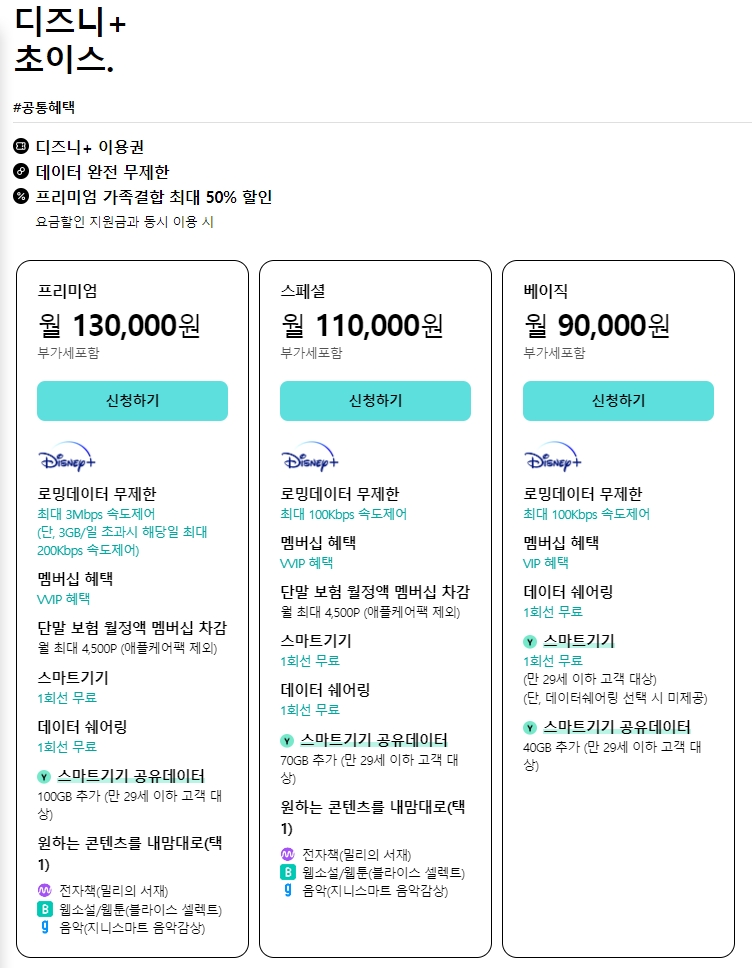 디즈니-플러스-초이스-요금제