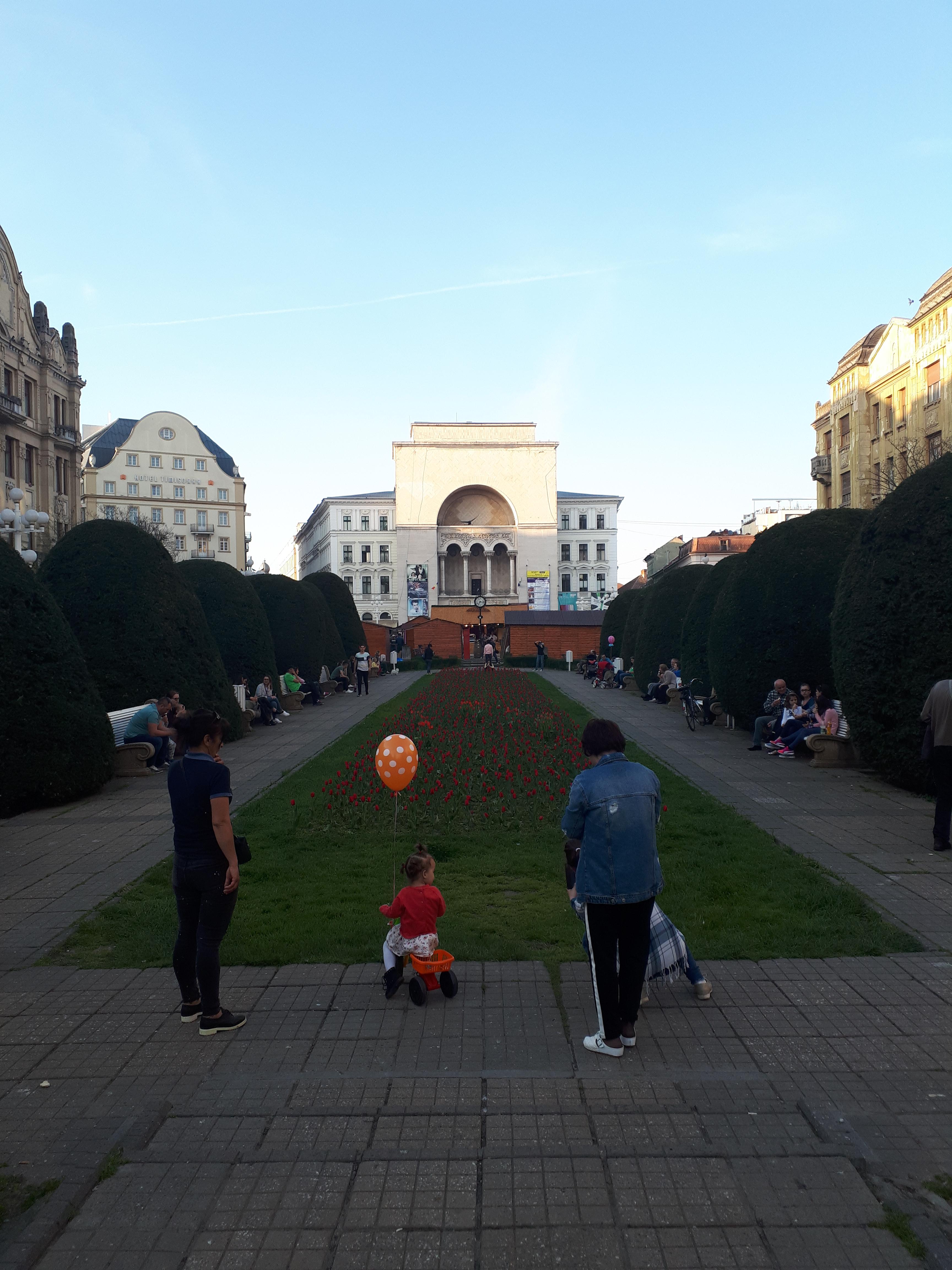 루마니아 티미쇼아라 빅토리 광장