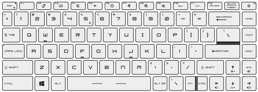 MSI 노트북 핫키 및 단축키