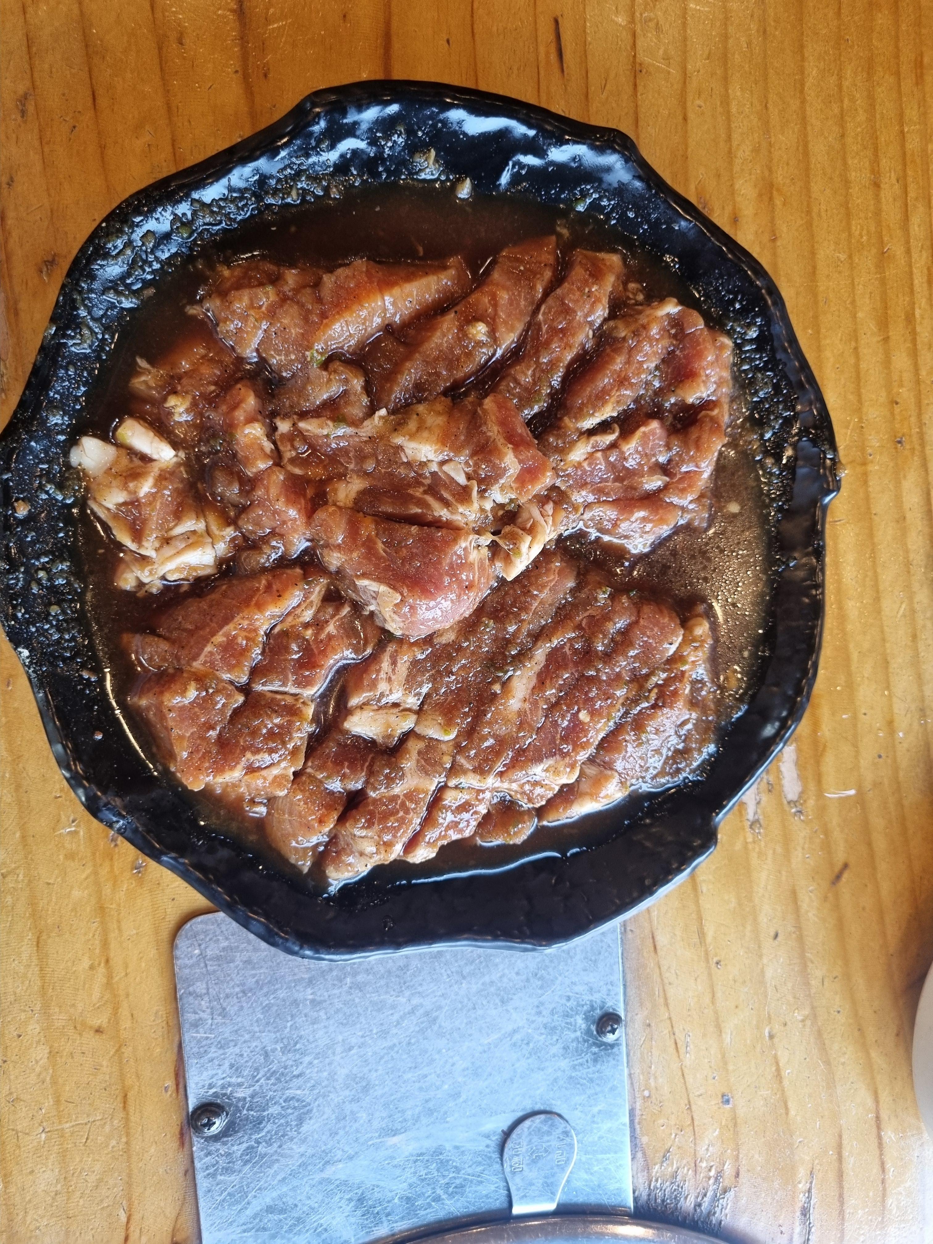 김포 쌈채소 무한 숯불돼지갈비 