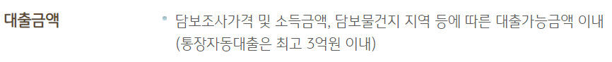 국민은행 주택담보대출