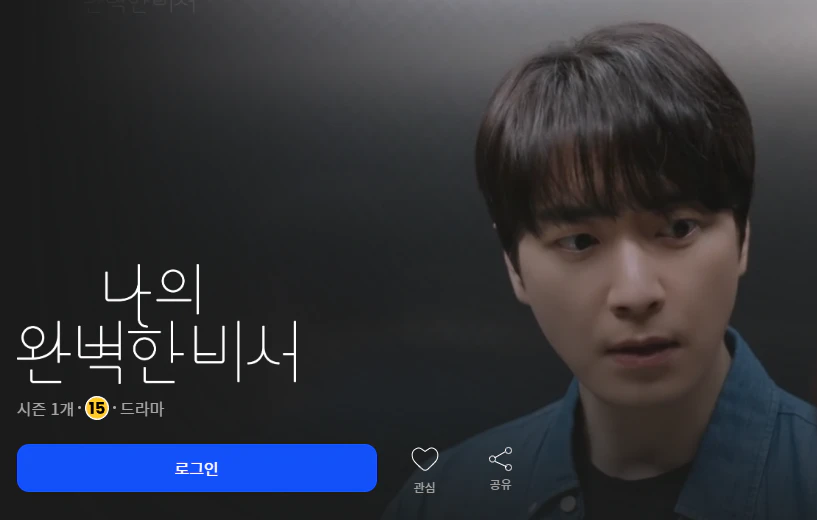 나의 완벽한 비서 웨이브 화면