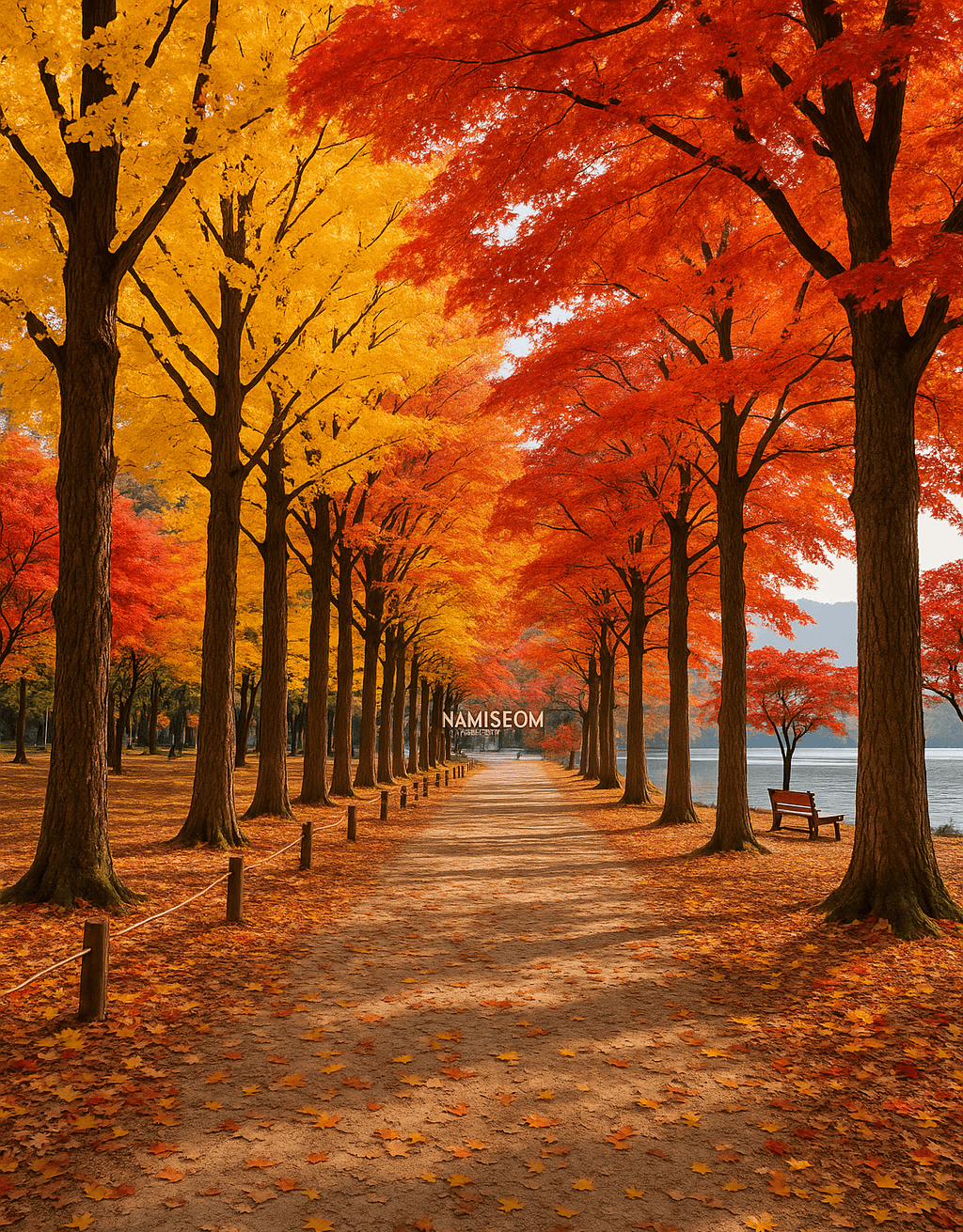 9월 남이섬에서 즐기는 가을 단풍과 낭만적인 힐링 여행