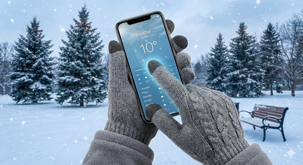 스마트폰터치방한장갑