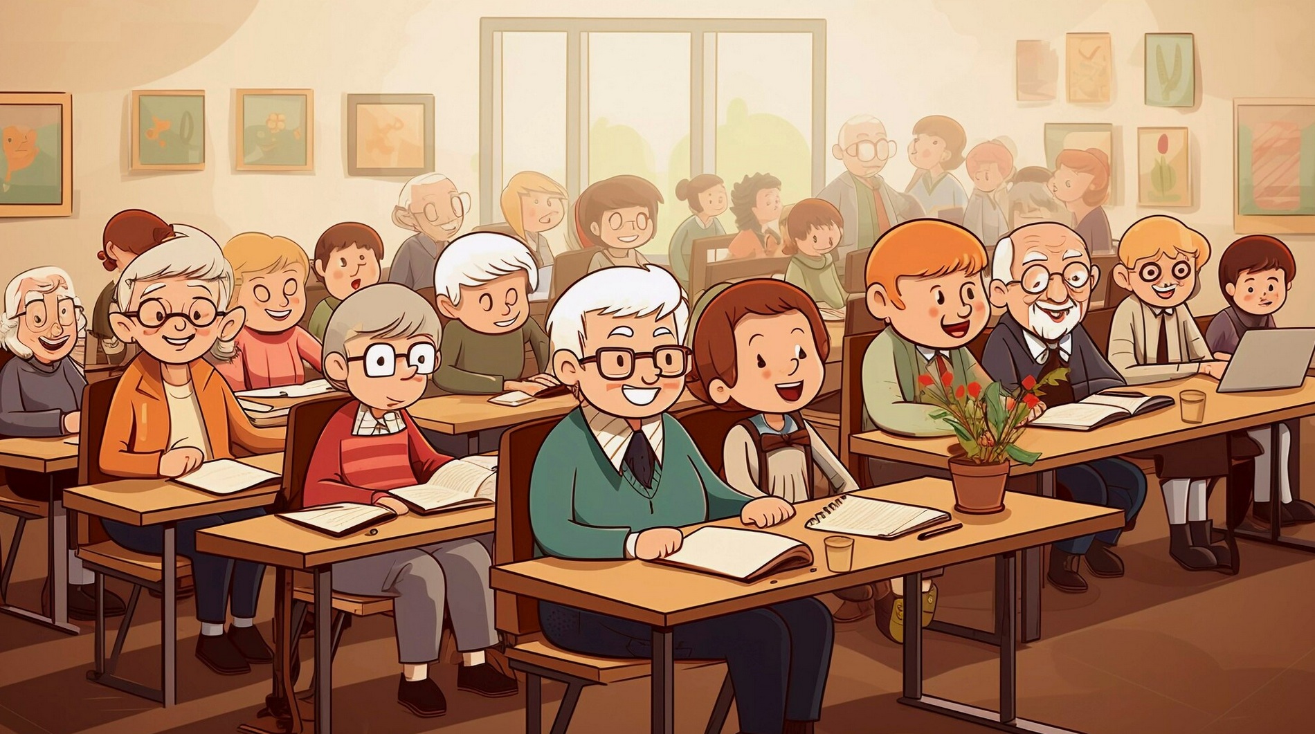 새로운 언어 배우기: 황혼기에 여는 세상과의 또 다른 소통 창구