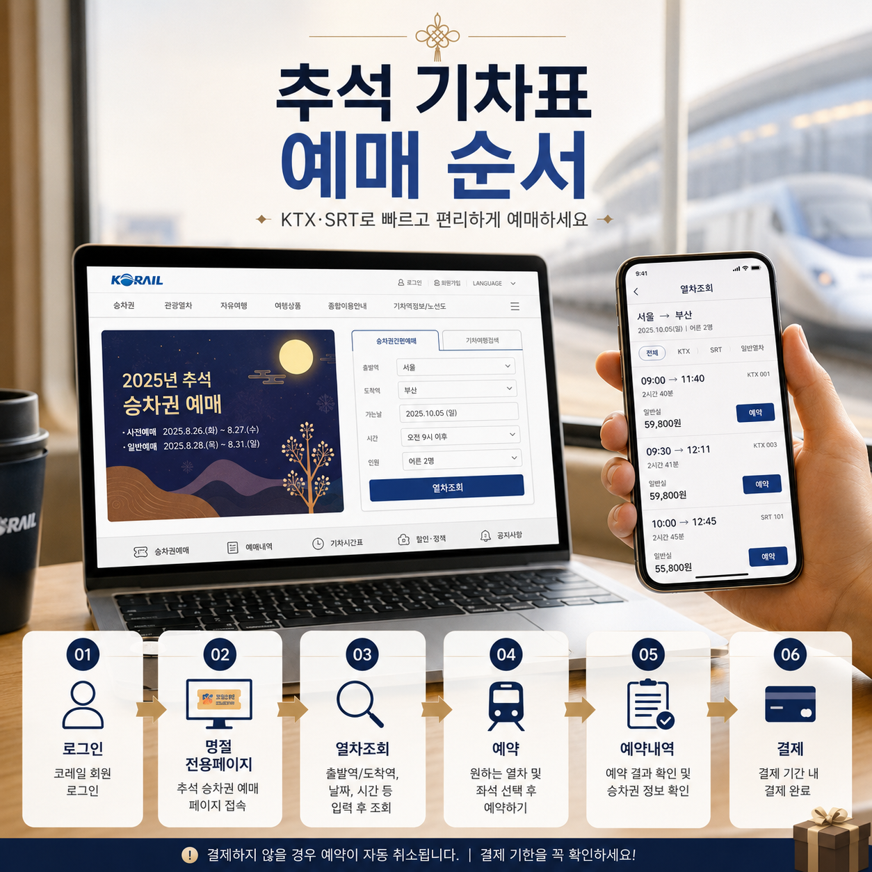 코레일 추석 승차권 명절 예매 순서