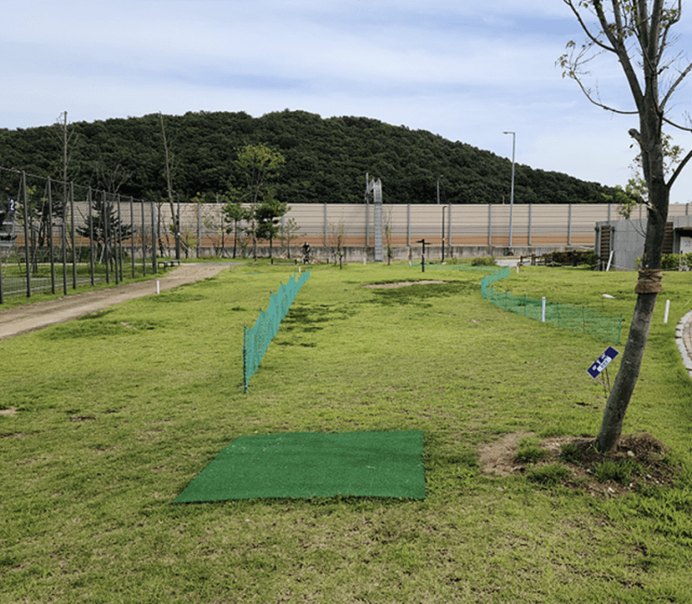 안양 새물공원 파크골프장 전경