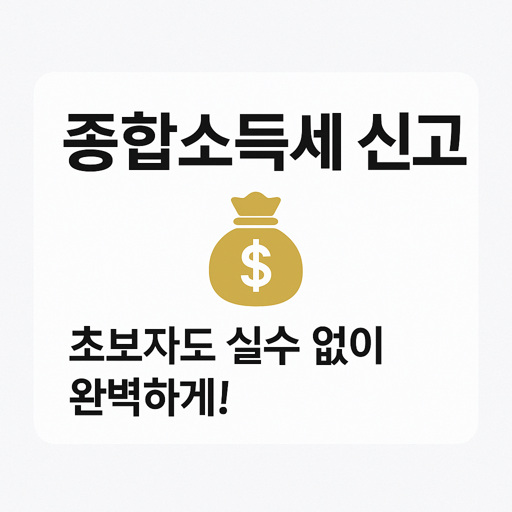 종합소득세 신고