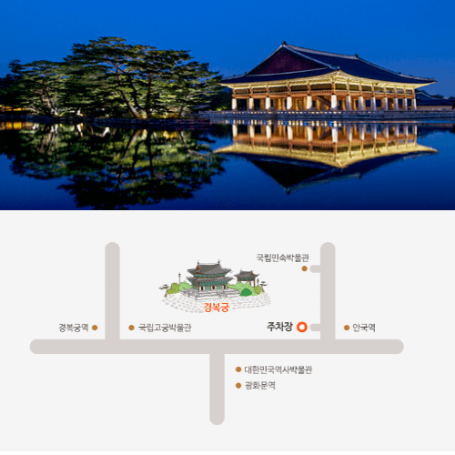 경복궁-주변-약도