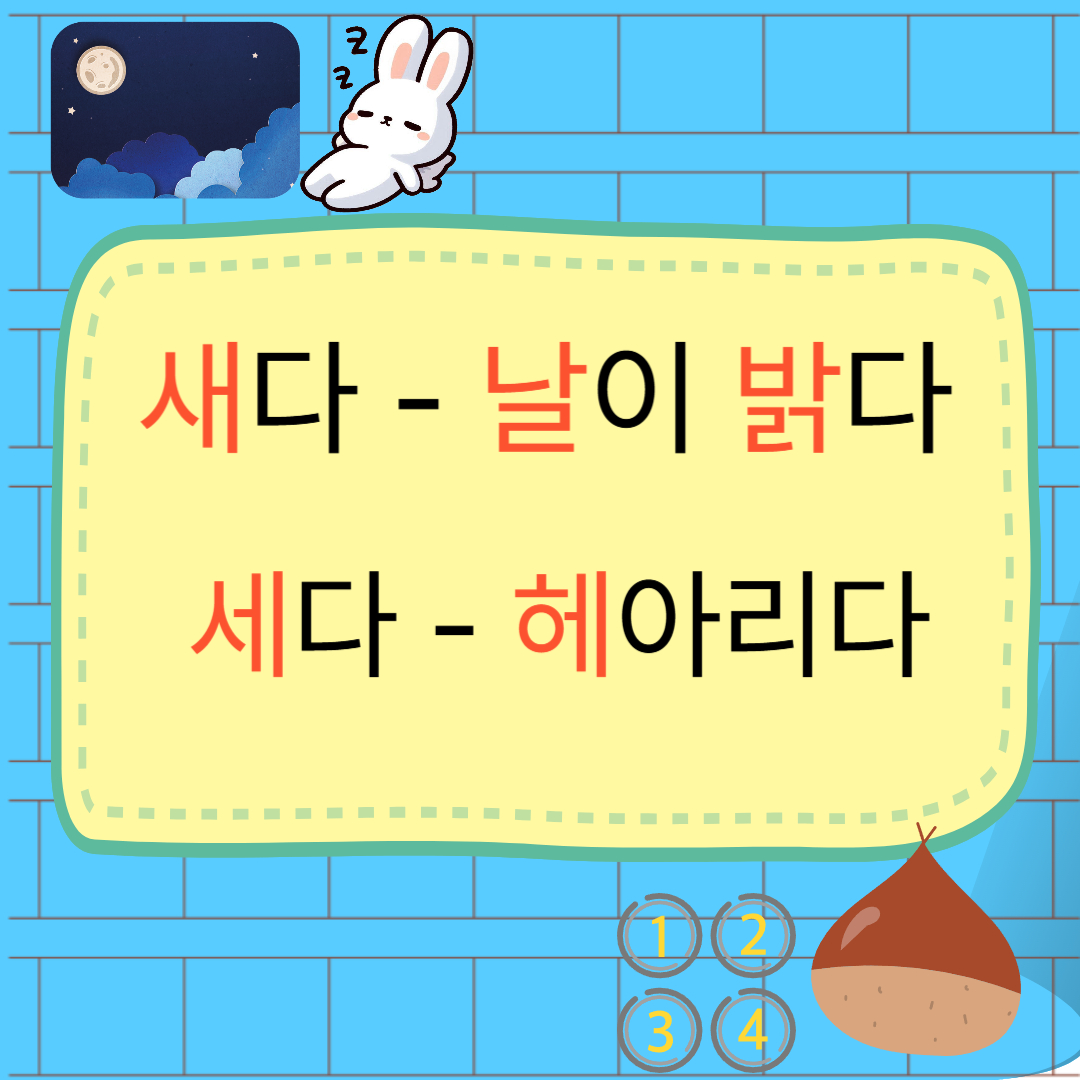 새다 세다 기억법