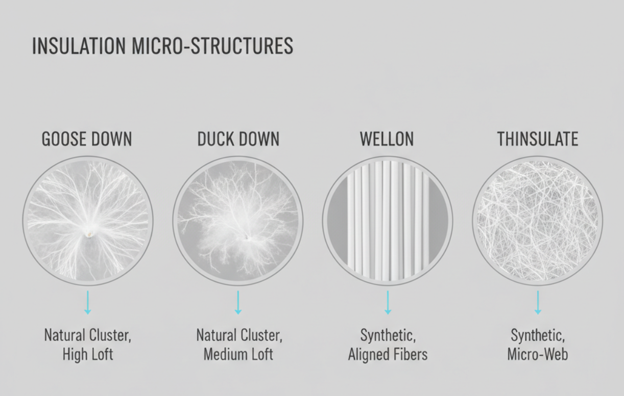 충전재 네 가지 비교