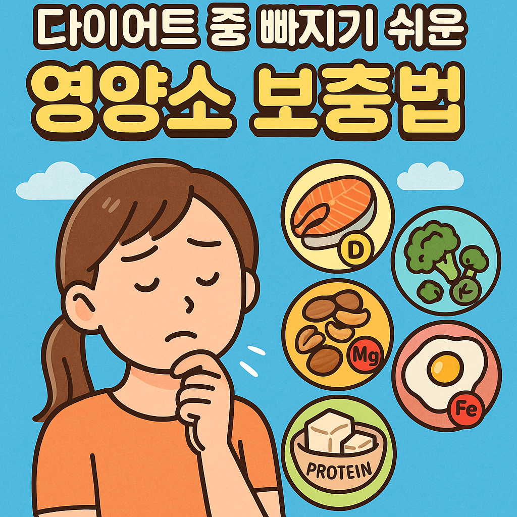 다이어트 중 빠지기 쉬운 영양소 보충법 관련사진
