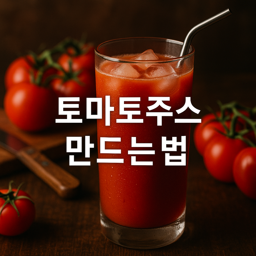 토마토주스 만드는법