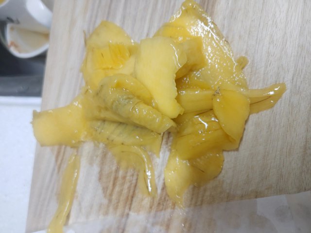 망고 검은 실 줄 제거하고 섭취