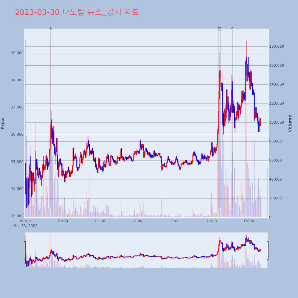 나노팀_뉴스공시차트