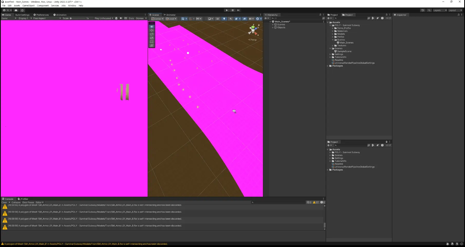 에셋 쉐이더 깨진 사진1